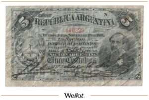 5 Сентаво 1891 Аргентина