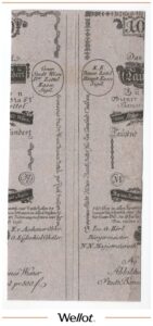10 Гульденов 1796 Австрия Формуляр